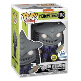 Funko Pop! Movies Teenage Mutant Ninja Turtles: Shredder With Weapon GITD (Funko Shop Exclusive)